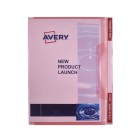 Avery Red Transparent Plastic Project File - Holds 20 Sheets image