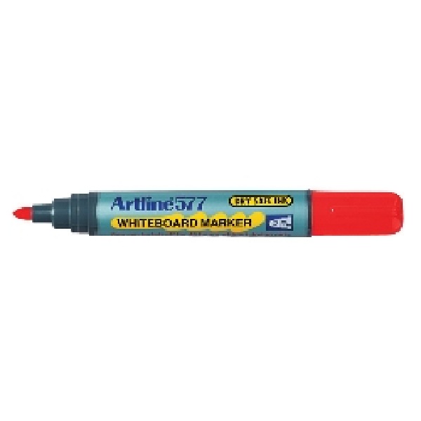 Artline 577 Whiteboard Marker Bullet Tip 2.0mm Red