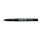 Artline 220 Fineliner Pen Super Fine 0.2mm Black