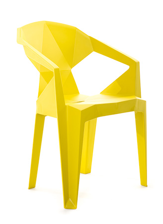 Seaquest Muze Indoor outdoor Stackable Cafe Chair Mustard