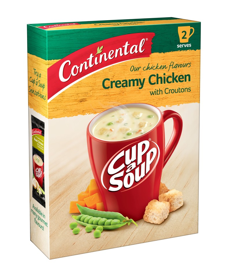 Continental Creamy Chicken Croutons Packet 2
