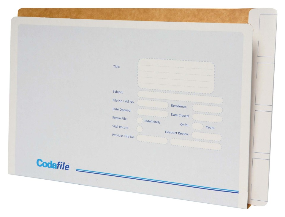 Codafile File Standard With Left Hand Pocket Each