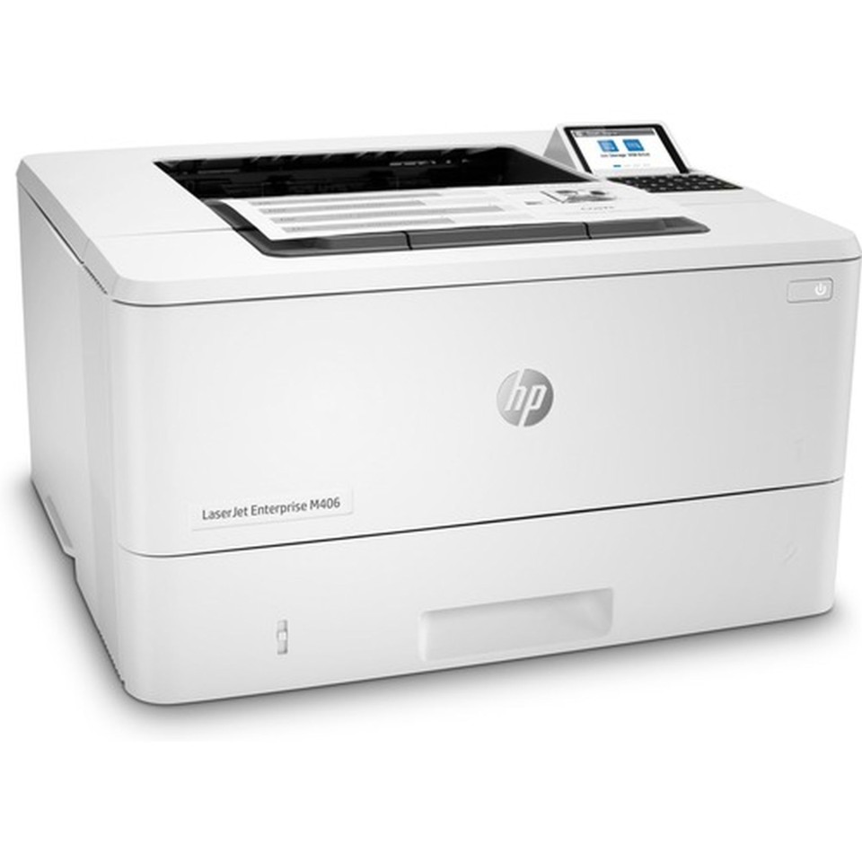 HP Laserjet Enterprise M406dn Mono Desktop Laser Printer