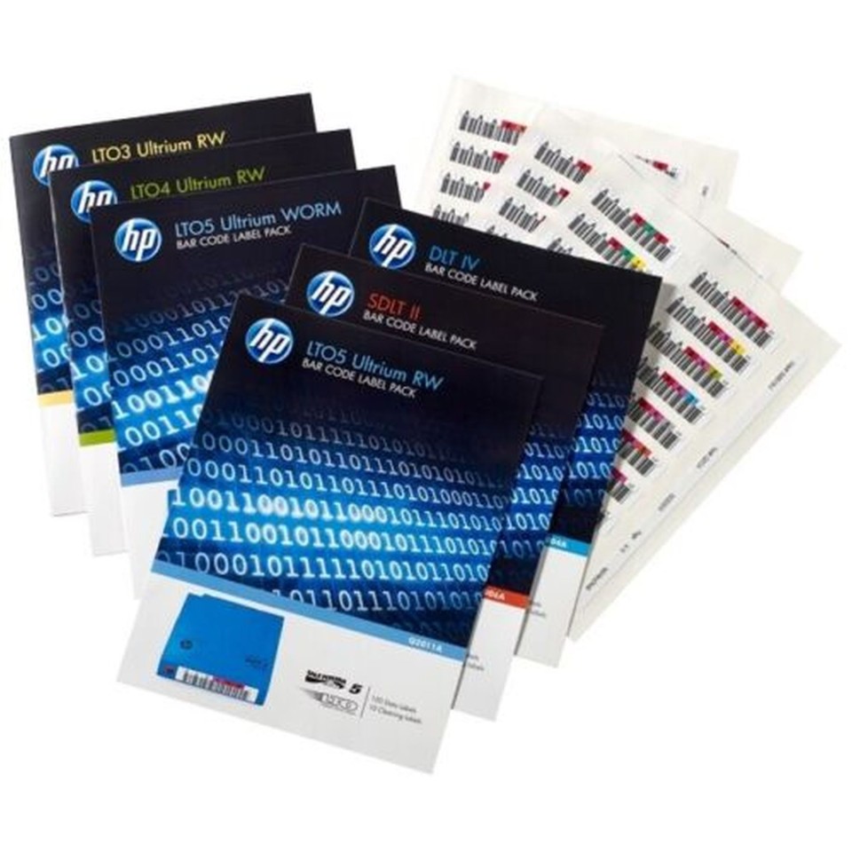 Hewlett Packard Enterprise HP Lto-7 Ultrium Rw Bar Code Label Pack