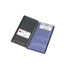 Marbig Business Card Holder PVC 96 Card Capacity Black image