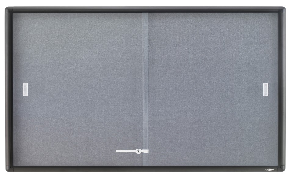 Quartet Penrite Noticeboard 1500x900mm Glass Fabric