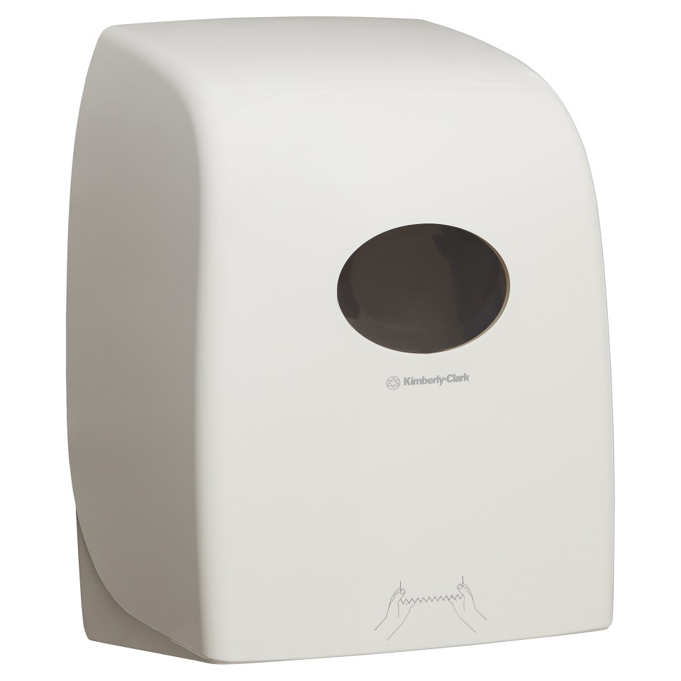 Aquarius Rolled Hand Towel Dispenser White 69590