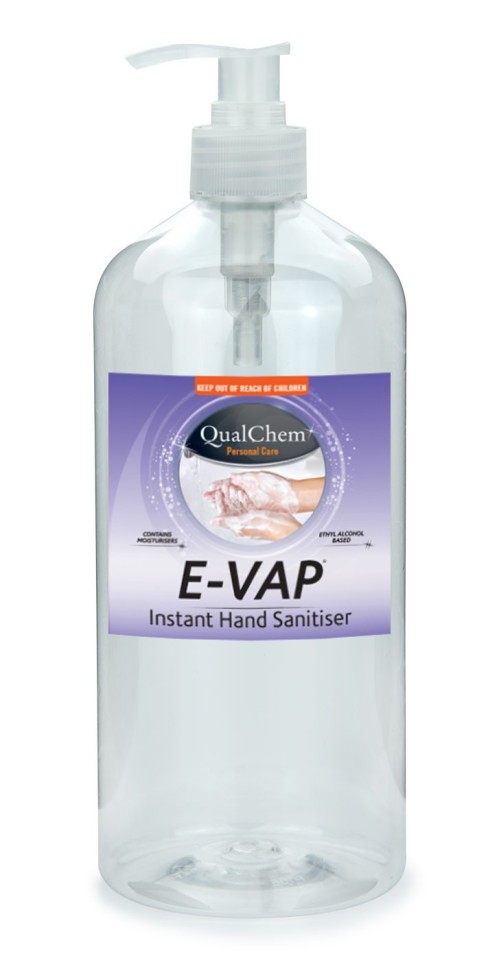 Qualchem E-vap Hand Sanitiser 1000ml -Ea