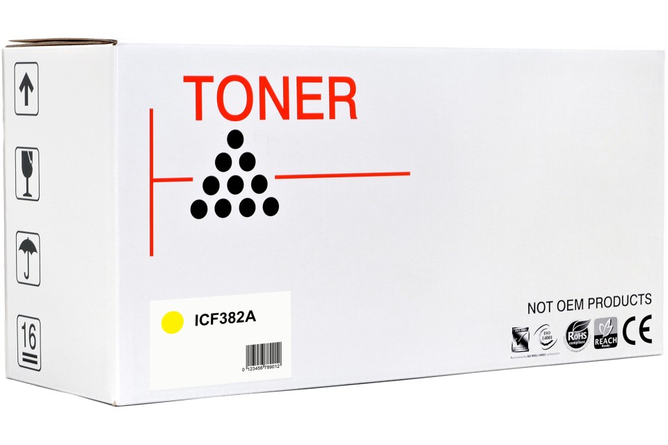 Icon Compatible HP Cf382a Yellow Toner Cartridge (312a)