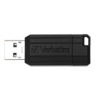 Verbatim Store N Go Pinstripe Flash Drive USB 2.0 64 GB Black image