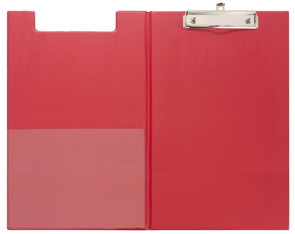 OSC Clipboard PVC Double Foolscap Red