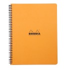 Rhodia Meeting Book Spiral A4 Orange image
