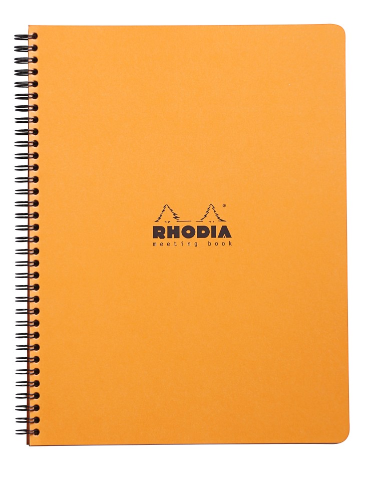 Rhodia Spiral Meeting Book A4 Orange