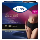Tena 795520 Women Discreet Pants Medium Black Lw Packet 10 image