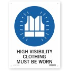 Sign - High Visibility Clothing Must Be Worn 230 X 300 Each image