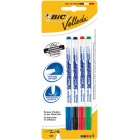 Bic Velleda Whiteboard Markers Thin Fine Assorted Pack 4 image