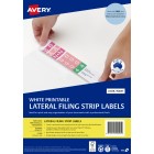 Avery Laser Printer Lateral Filing Labels 959095 42 x 220mm 400 Labels image