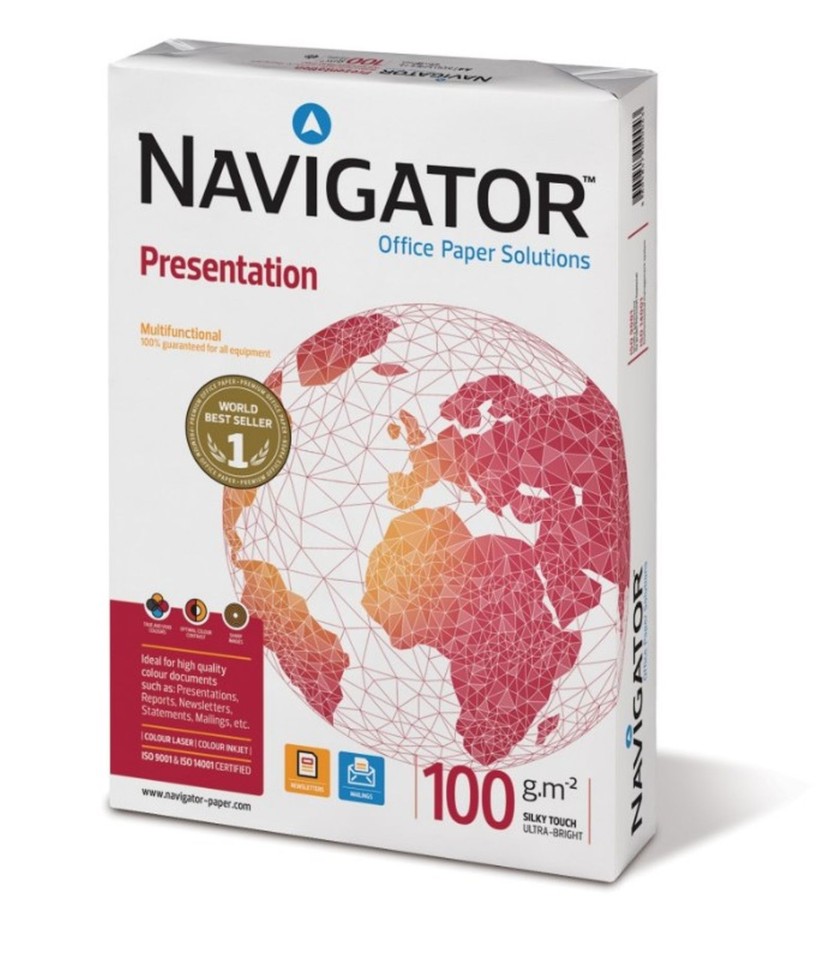 Navigator Presentation Copy Paper 100gsm A4 White Ream 500