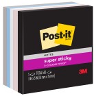 Post-it Super Sticky Notes 654-5ssne 76x76mm Simply Serene Pack 5 image