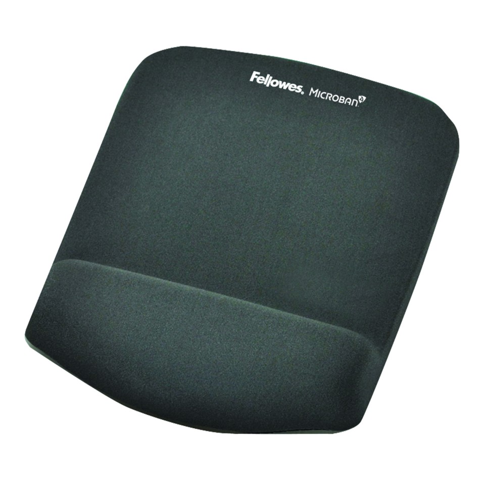 Fellowes PlushTouch Mouse Pad Wrist Rest Graphite