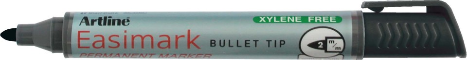 Artline Easimark Permanent Marker Bullet Tip 2.0mm Black