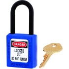 Master Lock Safety Padlock Dielectric Nylon Shackle Blue image