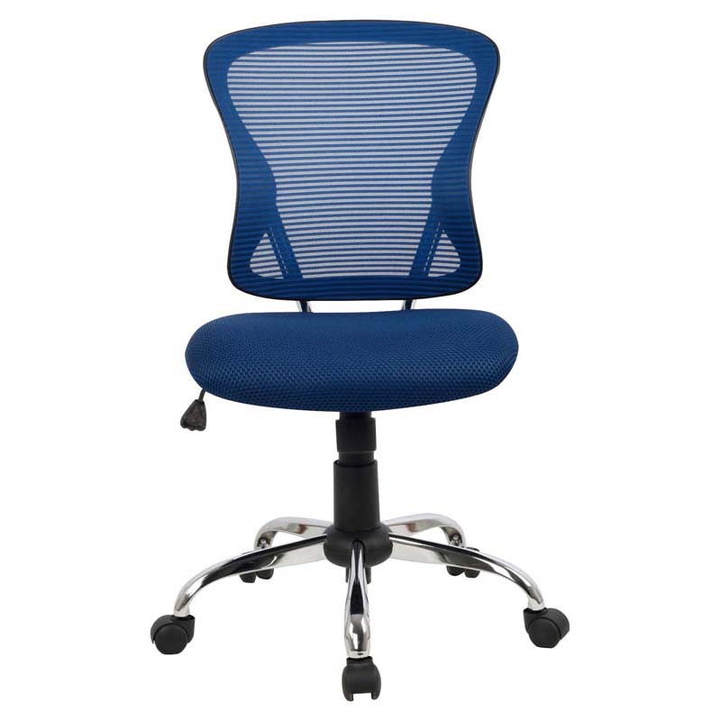 Brenton Chair Mid Back Blue Mesh 