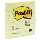 Post-it Notes 630-SS Lined Yellow 76x76mm 100 Sheet Pad image