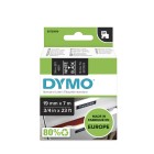 Dymo D1 Labelling Tape 19mmx7m White On Black image