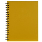 Spirax 511 Spiral Notebook Hard Cover 225x175mm 200 Pages Yellow image