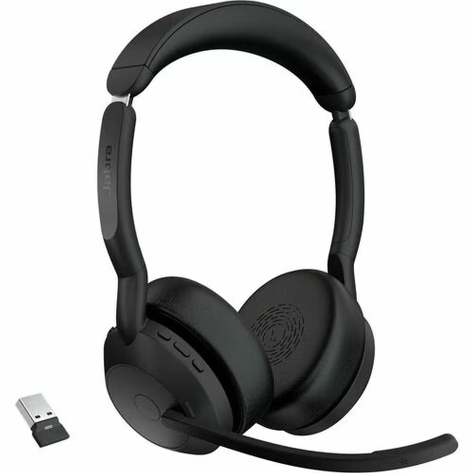 Jabra Evolve2 55 Ms Stereo Headset Usb-a With Link 380