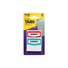 Post-it Filing Tabs Days the Week 44x38mm Pack 28 image