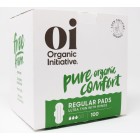 Oi Certified Organic Pads Bulk Pack Of 100 image