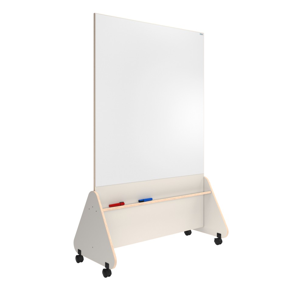 Boyd Visuals Summit Magnetic Mobile Whiteboard 1910 x 1200mm