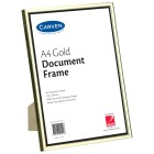 Carven A4 Certificate Frame With Strut Gold image
