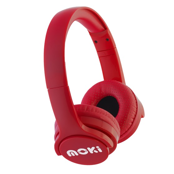 Moki Brites Headphones Bluetooth Red