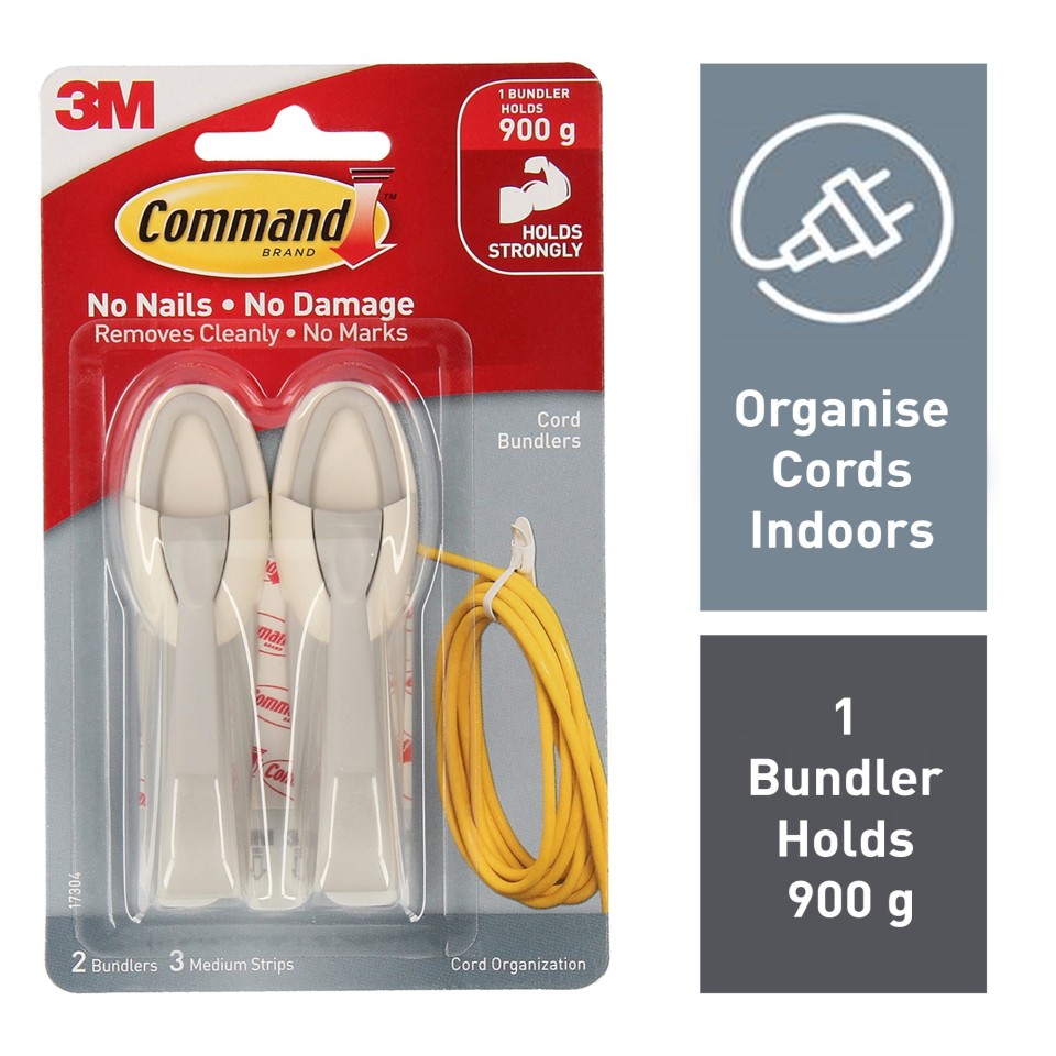 3M Command Adhesive Cord Bundlers 17304