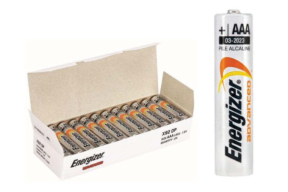 Energizer Advanced Alkaline AAA Battery Pack 24