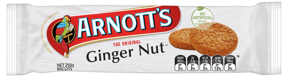 Arnott Ginger Nut Biscuits 250g