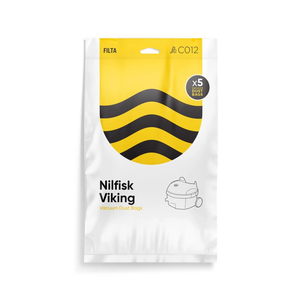 Nilfisk Viking Gd110 Vacuum Cleaner Bags Pkt 5