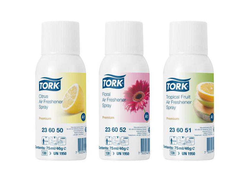 Tork Air Freshener Spray Mixed Pack 236056 A1 75ml Carton 12